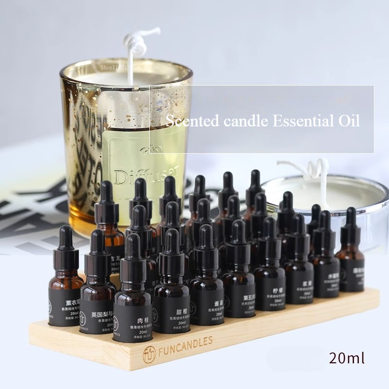 Candle Making Scents - 20ml 천연 식물 향기로운 촛불 에센셜