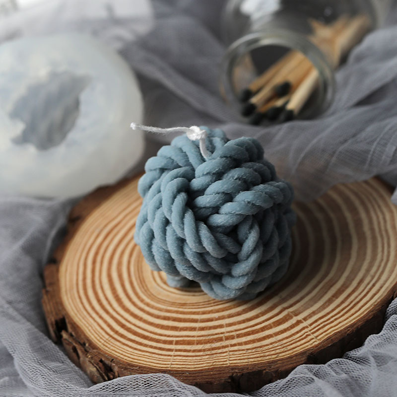 Candle Making Reno - 3D 양모 모양 양초 금형 향기로운