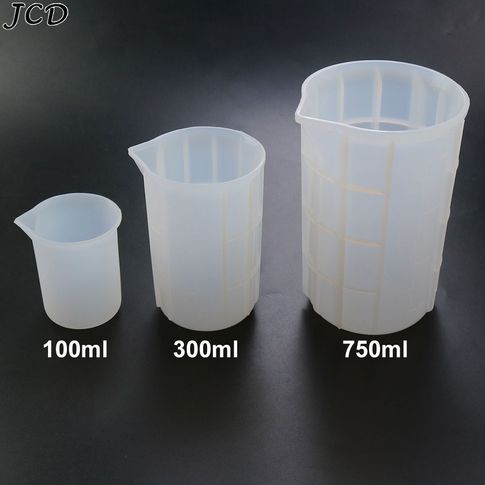 Candle Making Ideas - JCD 100ML/300ML/750ML 실리콘 측정 컵 규모