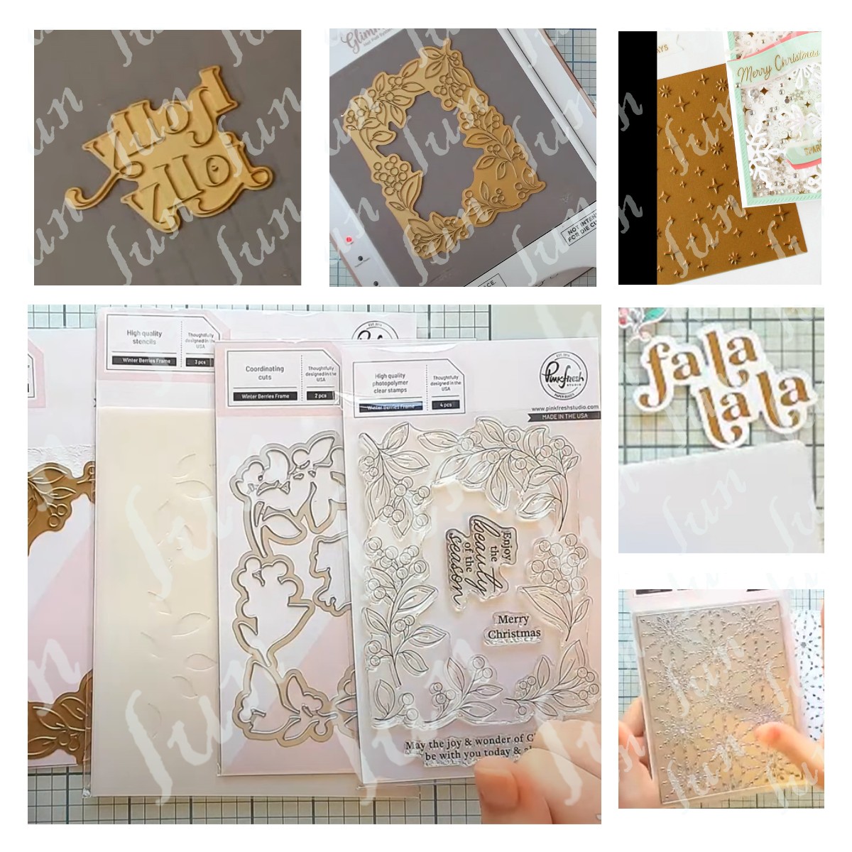 Candle Making Guide - 크리스마스 홀리 졸리 컷 다이 홀리데이