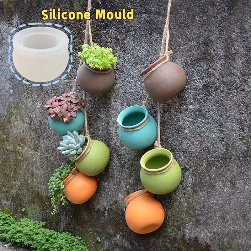 Candle Making Ideas - 실리콘 화분 몰드, 레진 몰드, 에폭시