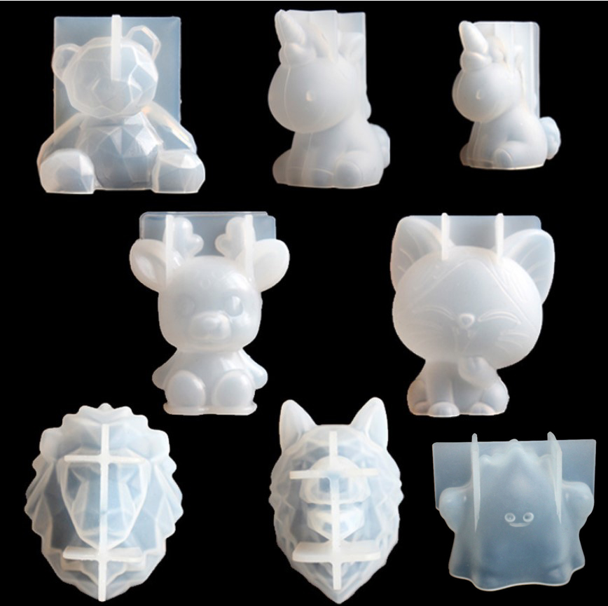 Candle Making Ideas - 투명 유니콘 실리콘 에폭시 수지 금형