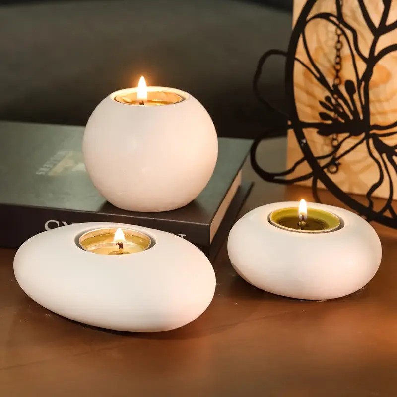 Candle Making Ideas - 티라이트 캔들 홀더 수지 실리콘 몰드,