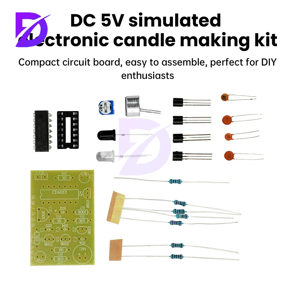 Candle Making In Dc - DC5V 아날로그 전자 양초 제작 키트,