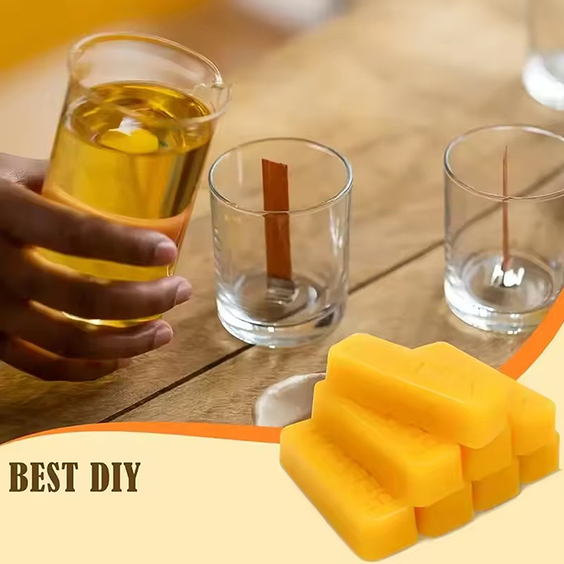 Candle Making With Beeswax - 4/8개 순수 밀랍 블록, 고품질 왁싱