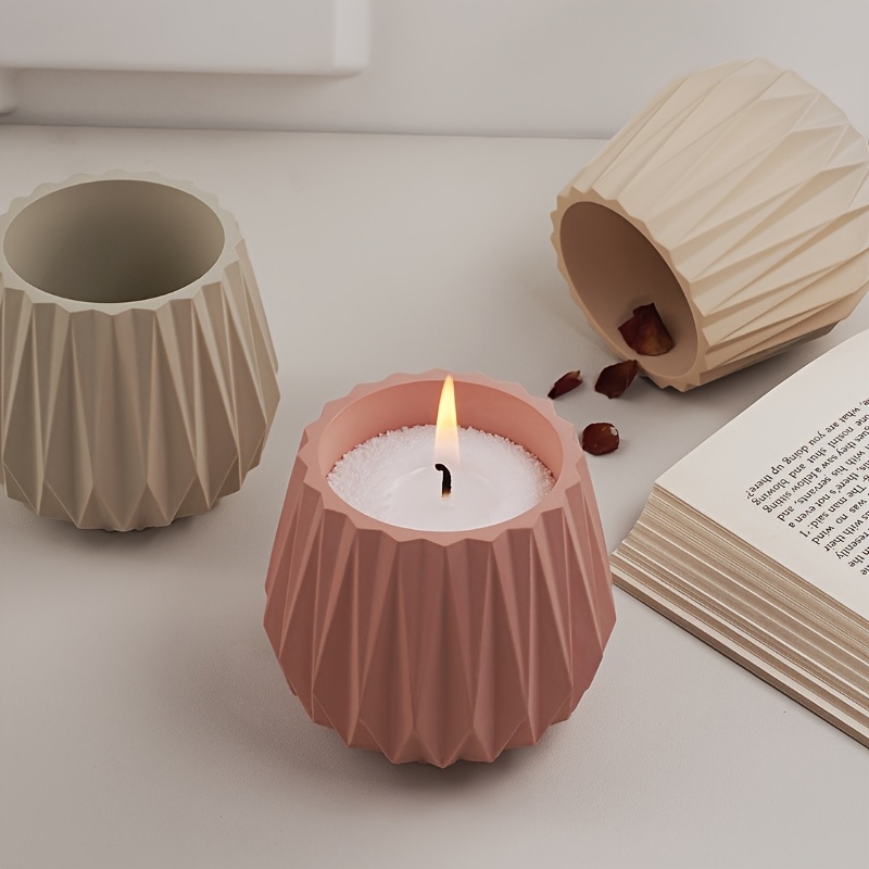 Candle Making Guide - 컷팅 표면 캔들 컵 실리콘 몰드,