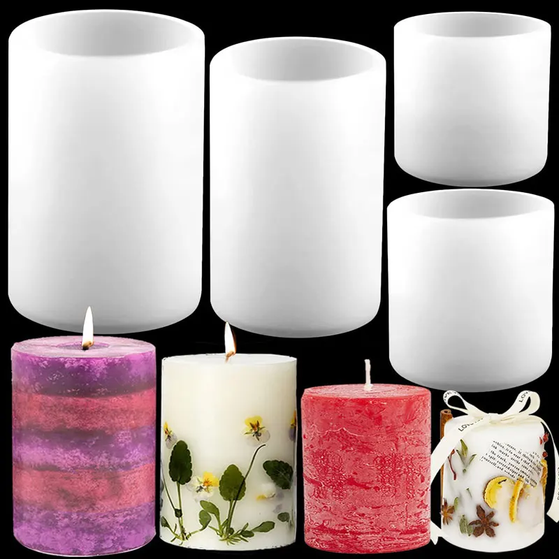 Candle Making Reno - 실린더 실리콘 양초 금형 수지 금형