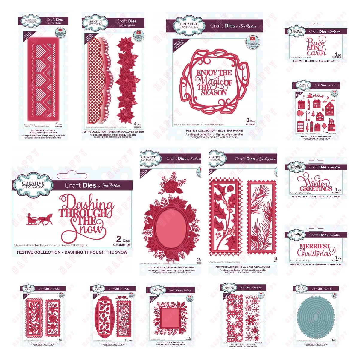 Candle Making Guide - 금속 절단 다이 크리스마스 감정 단어