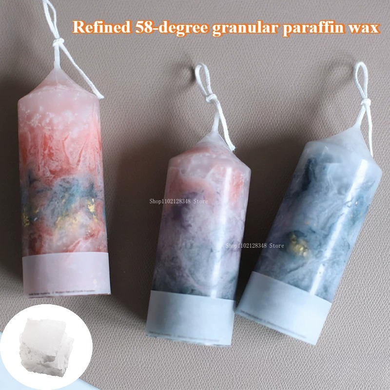 Candle Making Scents - 500g/1000g 정제된 58도 블록 파라핀 수제