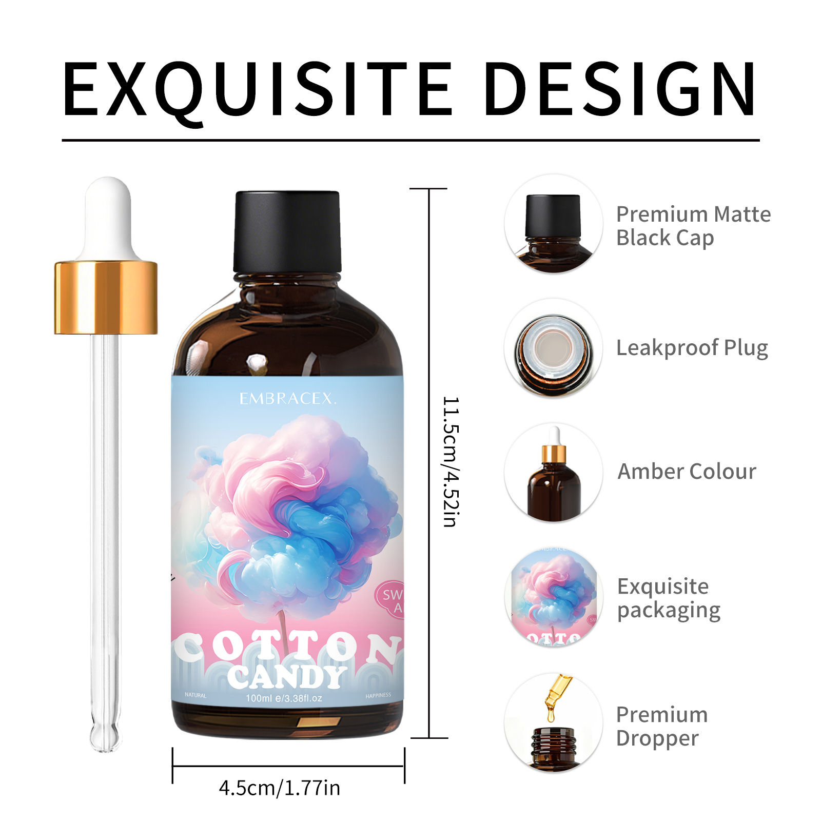 100ml 솜사탕 에센셜 오일 디퓨저 양초 만들기 친구 - Candle Making Scents 리뷰 및 가격