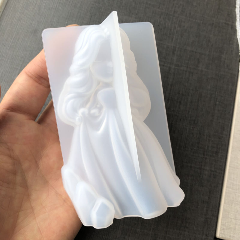 3D 귀여운 공주 실리콘 양초 금형 천사 소녀 비누 수 - Candle Making Ideas 리뷰 및 가격