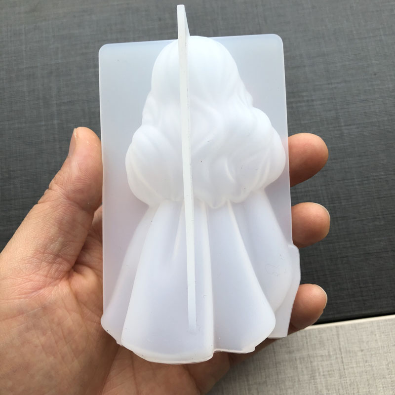 3D 귀여운 공주 실리콘 양초 금형 천사 소녀 비누 수 - Candle Making Ideas 리뷰 및 가격