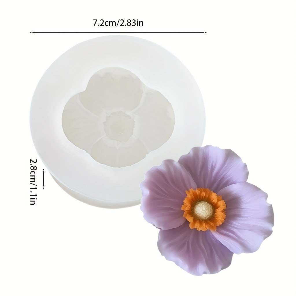 꽃 모양 실리콘 캔들 몰드는 비누, 점토, 레진 공예품 - Candle Making Jars 리뷰 및 가격