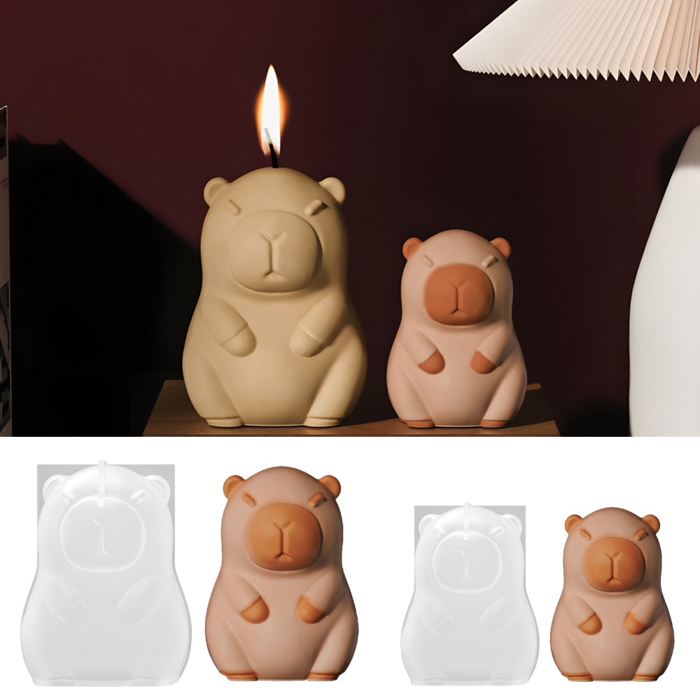 스탠딩 카피바라 향초 실리콘 몰드 3D 동물 레진 석고 - Candle Making With Beeswax 리뷰 및 가격