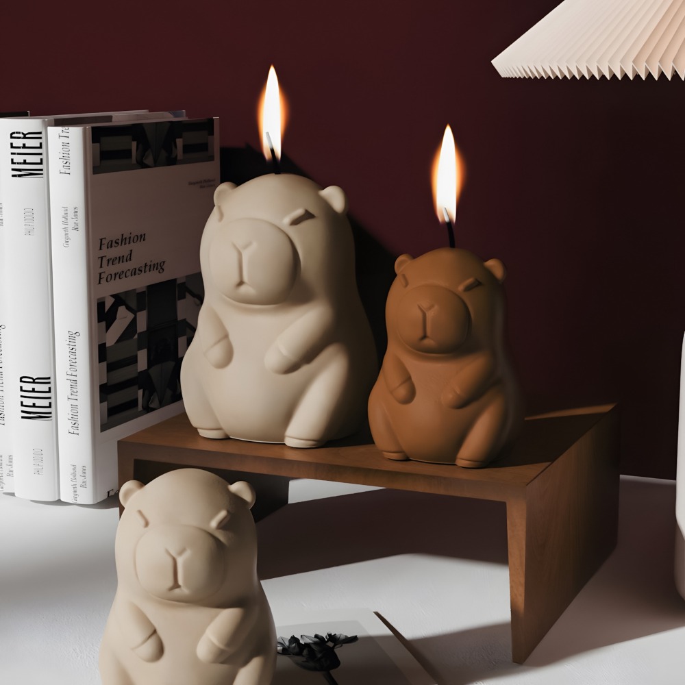 스탠딩 카피바라 향초 실리콘 몰드 3D 동물 레진 석고 - Candle Making With Beeswax 리뷰 및 가격