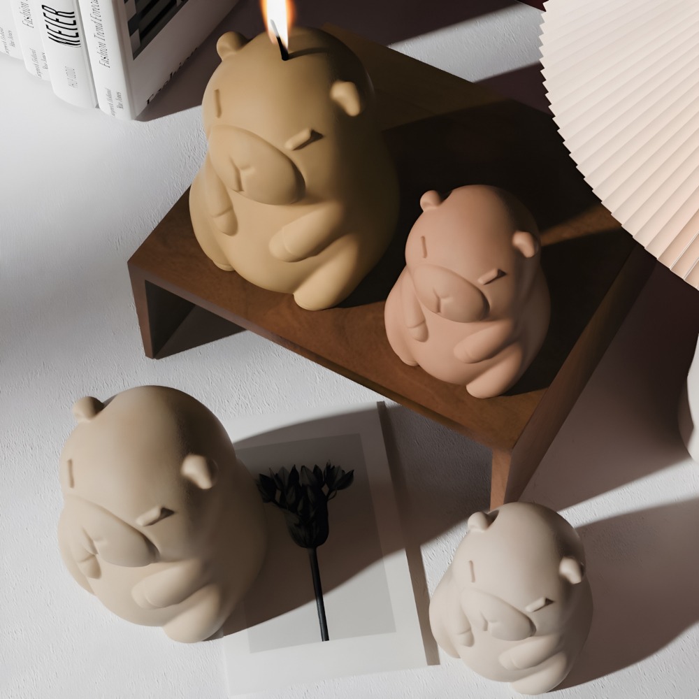 스탠딩 카피바라 향초 실리콘 몰드 3D 동물 레진 석고 - Candle Making With Beeswax 리뷰 및 가격