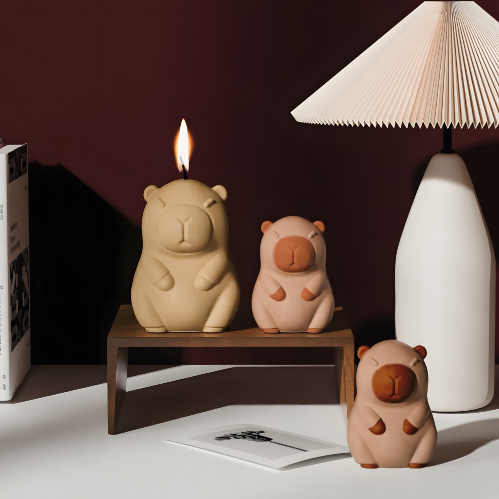스탠딩 카피바라 향초 실리콘 몰드 3D 동물 레진 석고 - Candle Making With Beeswax 리뷰 및 가격