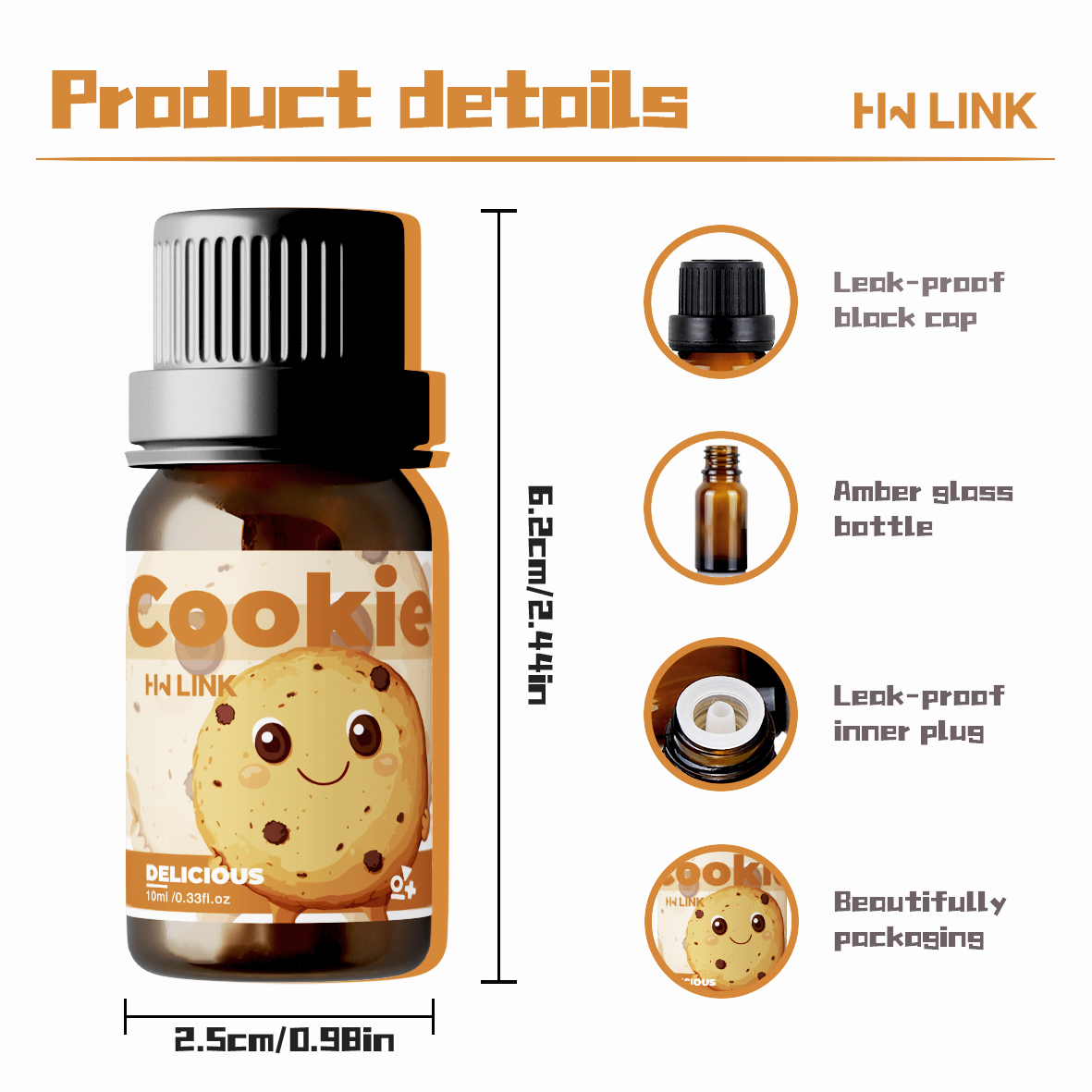 10ml 쿠키 에센셜 오일 - 캔들 제작, 아로마테라피 - Candle Making Scents 리뷰 및 가격