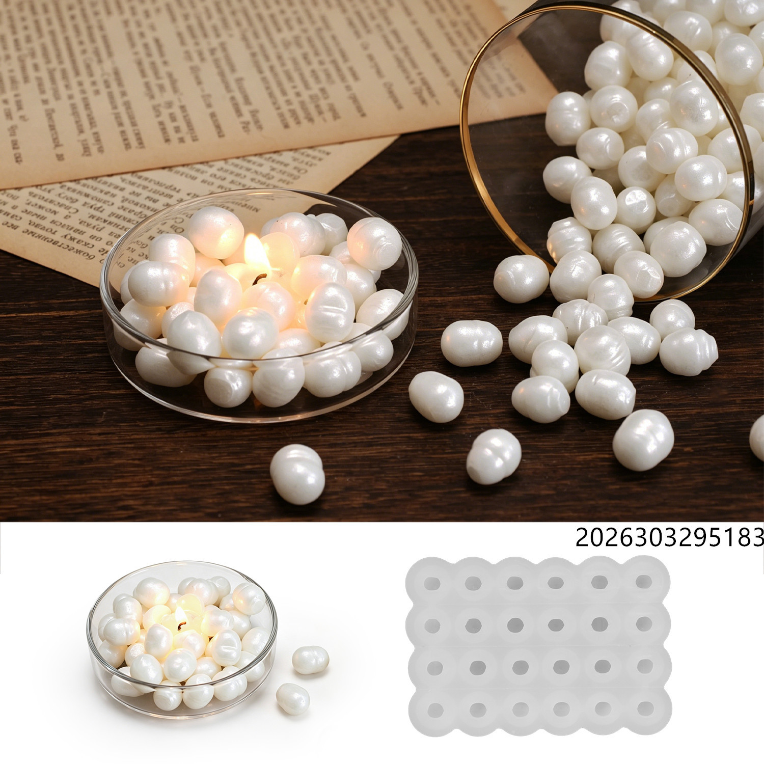 힐링 오션 펄 미러 왁스 멜트 몰드, 향기로운 왁스 타 - Candle Making Scents 리뷰 및 가격