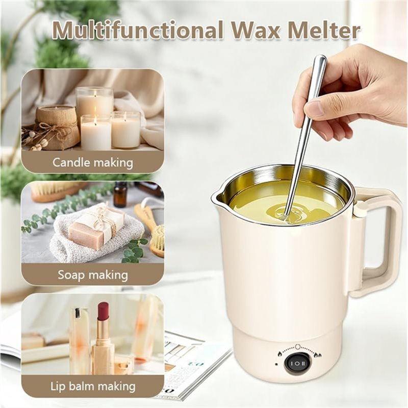 A47U 전기 왁스 멜팅 포트 키트(온도계 포함) 80 - Candle Making Jars 리뷰 및 가격