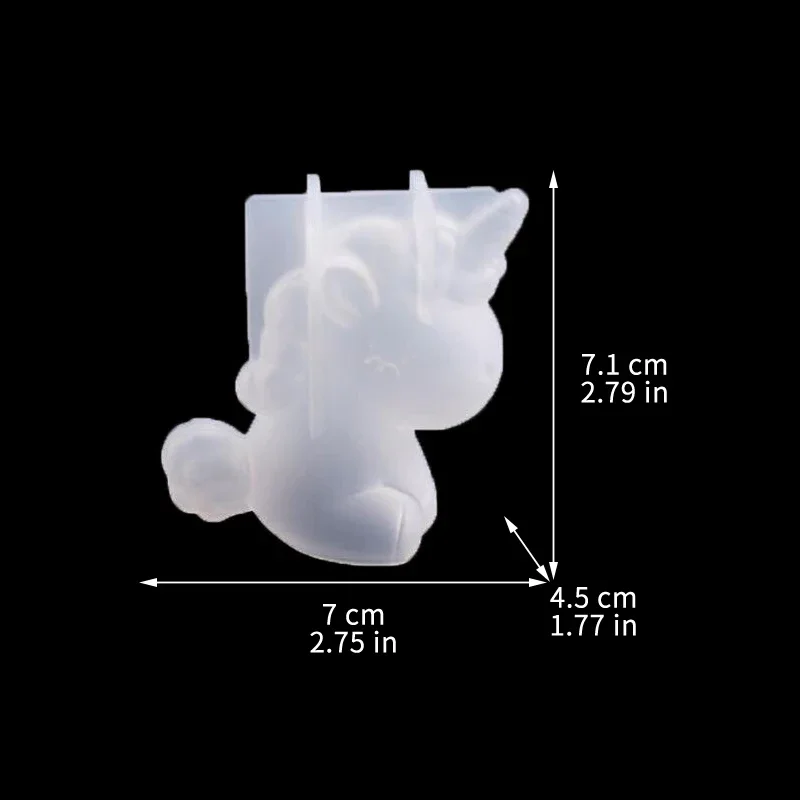 3D 기하학 실리콘 유니콘 고양이 사슴 곰 금형 비누  - Candle Making Ideas 리뷰 및 가격