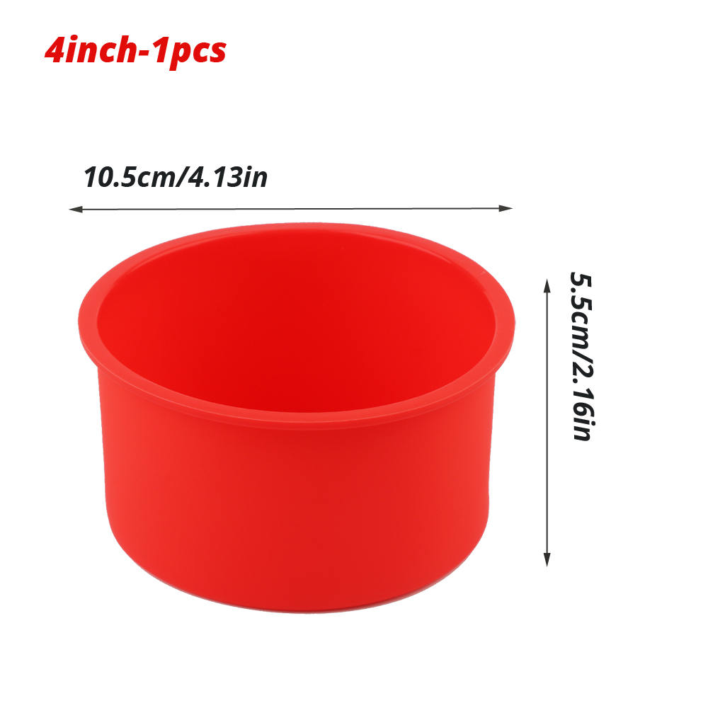 4인치 원형 실리콘 케이크 몰드 1개, 시폰 케이크,  - Candle Making Scents 리뷰 및 가격