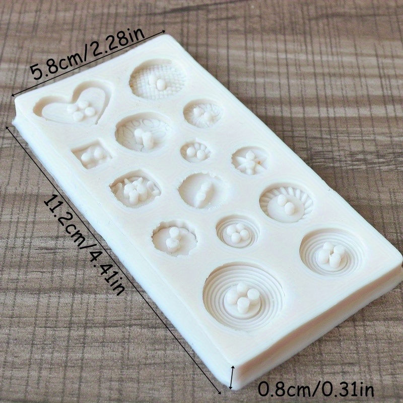 버튼 모양 실리콘 몰드 비누 및 양초 장식 도구용 실리 - Candle Making Ideas 리뷰 및 가격