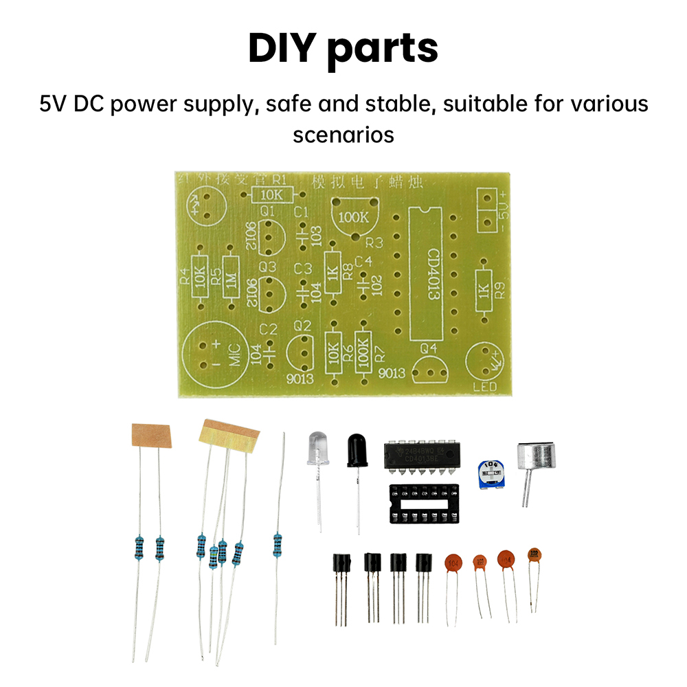 DC 5V 아날로그 전자 양초 제작 키트 조명 불어내기 - Candle Making In Dc 리뷰 및 가격
