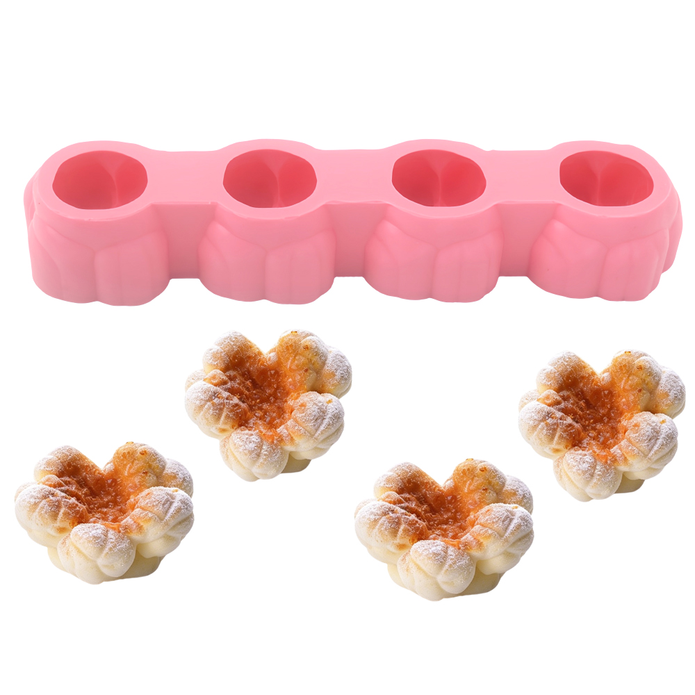 1 또는 4구 팝콘 디자인 식품 등급 실리콘 케이크 몰 - Candle Making Items 리뷰 및 가격
