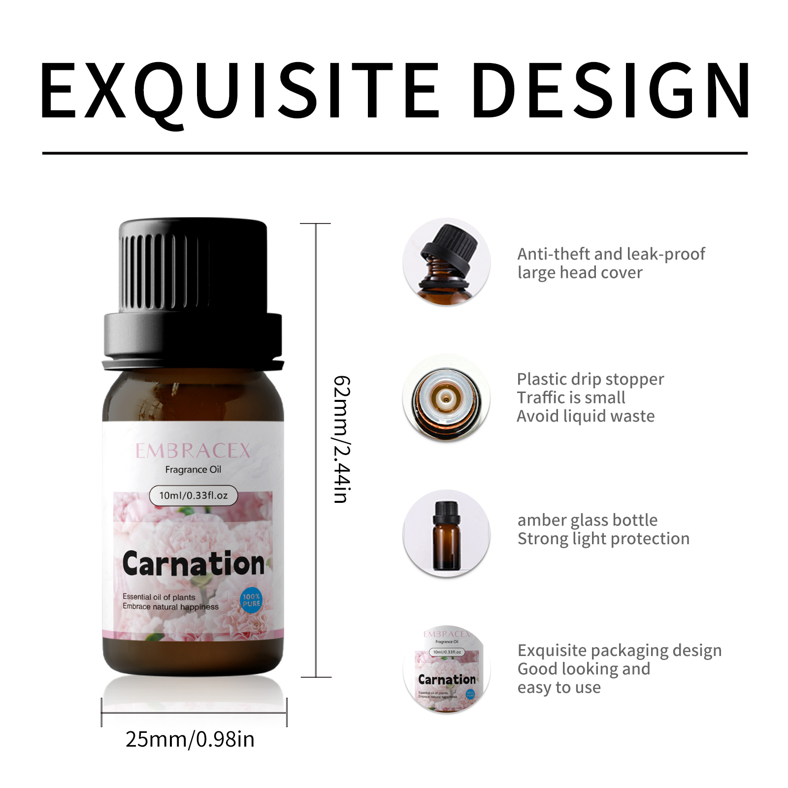 10ml 카네이션 에센셜 오일 꽃향기 에센셜 오일 가습 - Candle Making Scents 리뷰 및 가격