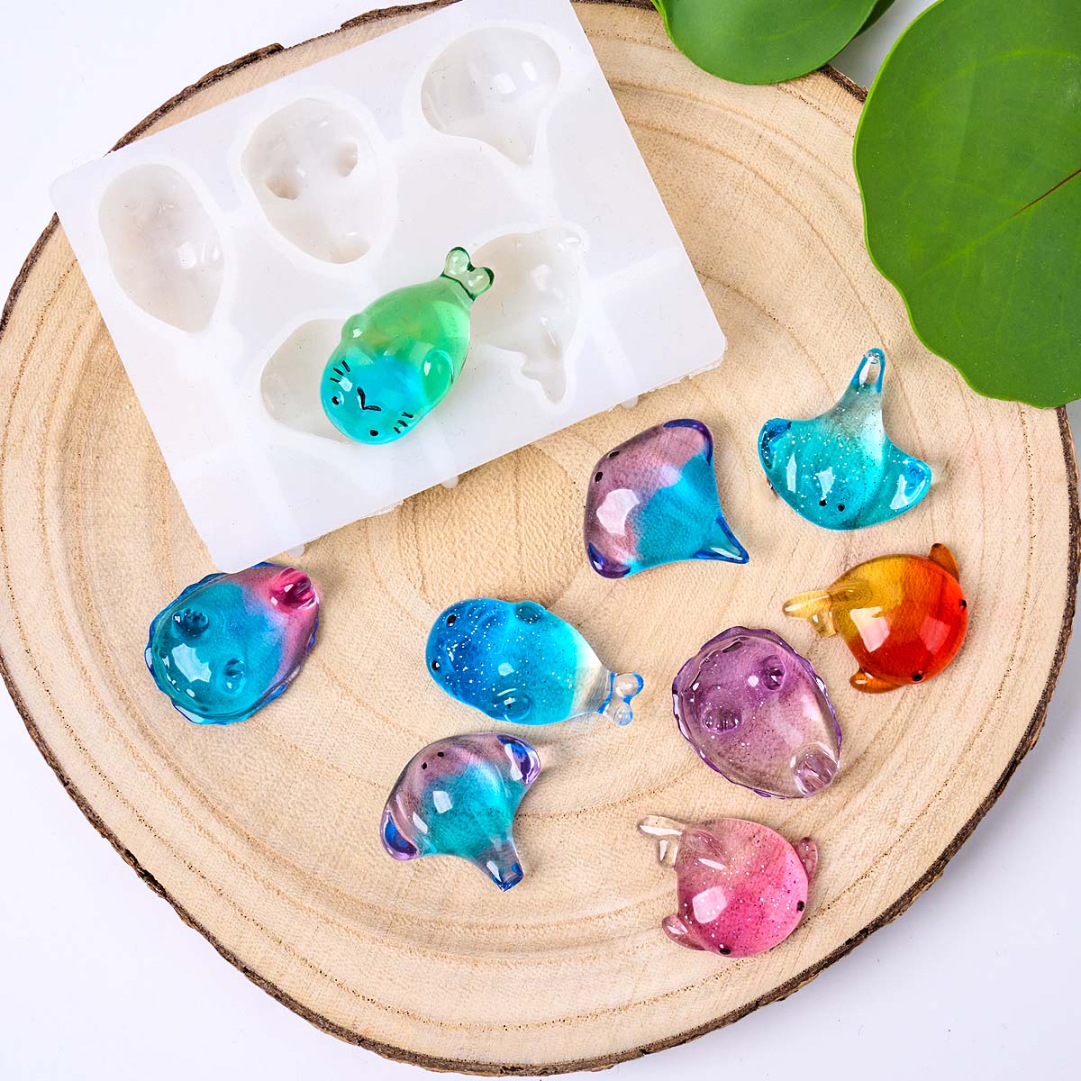 3D 힐링 귀여운 만타 가오리 실리콘 몰드 DIY 키체 - Candle Making Ideas 리뷰 및 가격