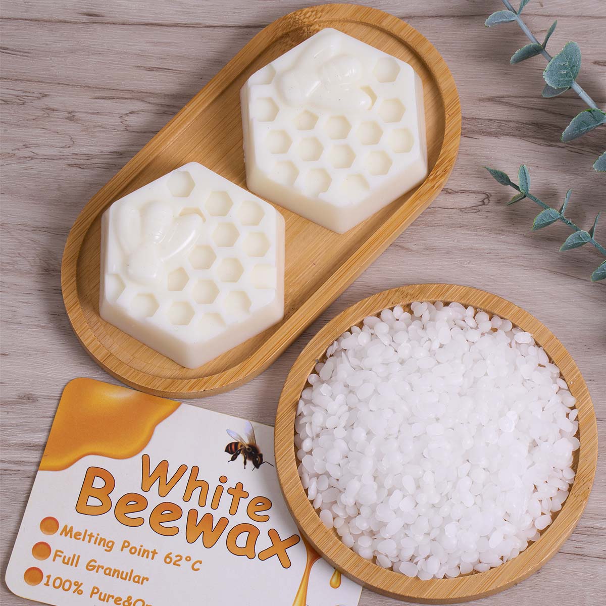 흰색 밀랍 순수 천연 과립 향기로운 촛불 재료 DIY  - Candle Making With Beeswax 리뷰 및 가격