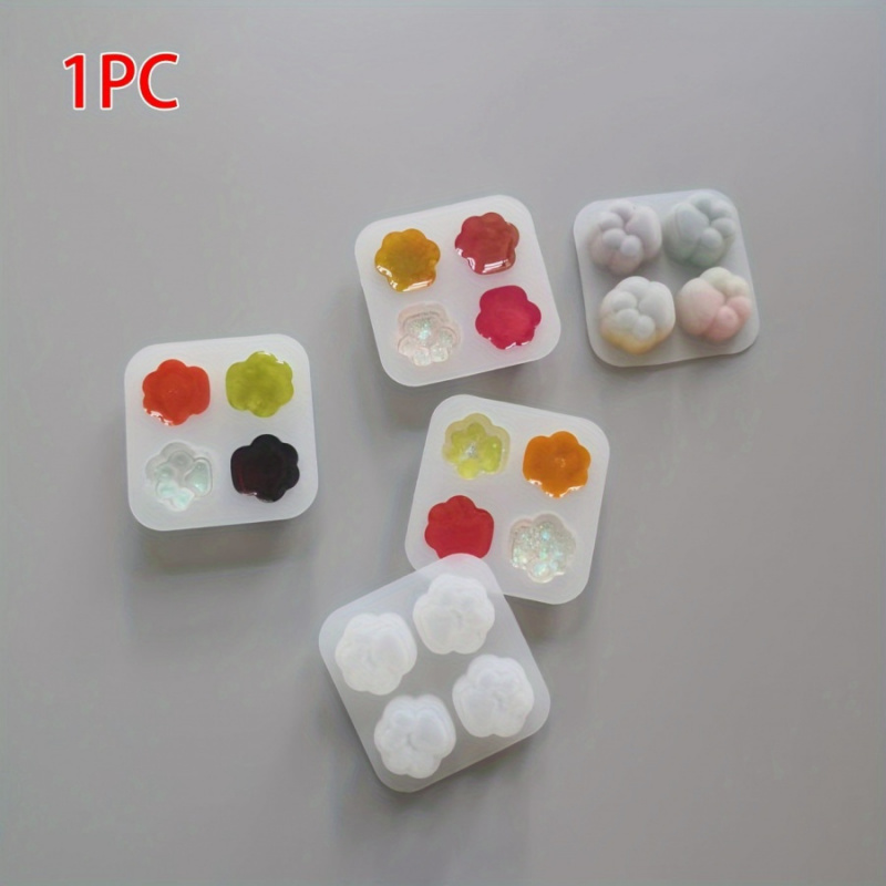 1개의 고양이 발 패턴 실리콘 몰드 세트-4A 독특한  - Candle Making Ideas 리뷰 및 가격