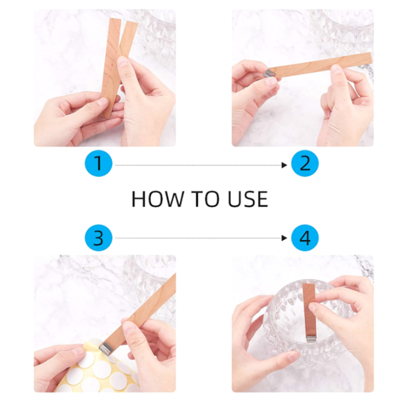 30pcs 나무 촛불 Wicks 촛불 만들기 세트 클립 - Candle Making Jars 리뷰 및 가격