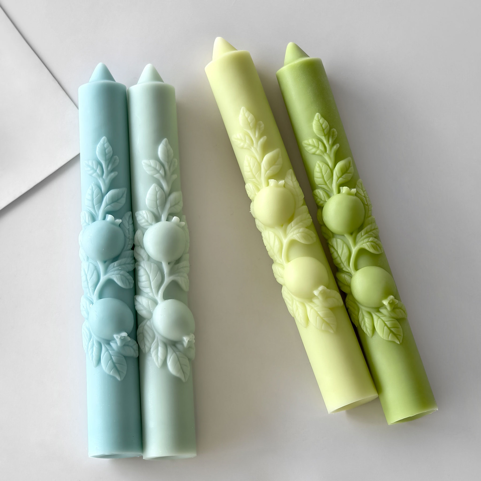 DIY 석류 모양 긴 막대 실리콘 캔들 몰드 수제 아로 - Candle Making With Beeswax 리뷰 및 가격