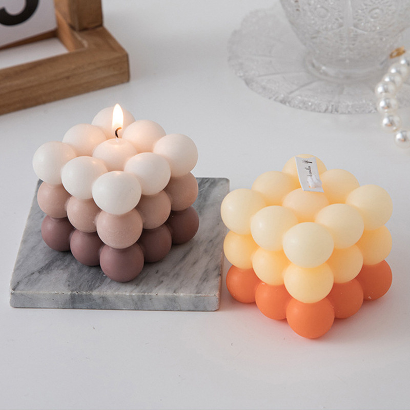 비 스틱 버블 큐브 양초 실리콘 몰드 3D 아로마 테라 - Candle Making Items 리뷰 및 가격