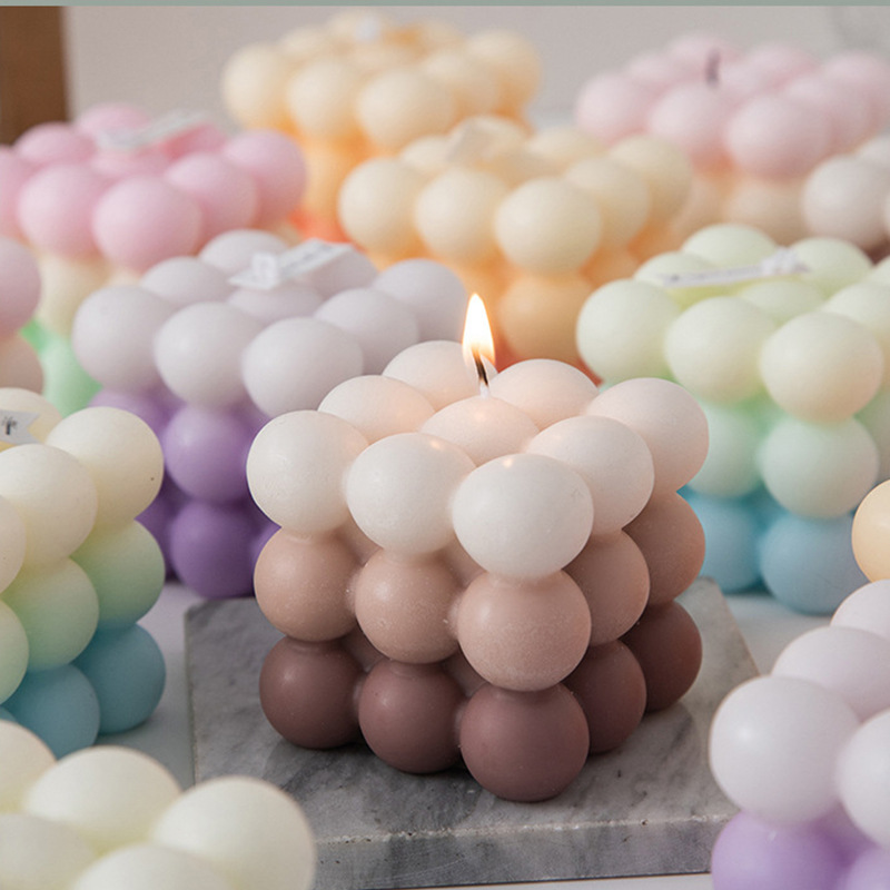 비 스틱 버블 큐브 양초 실리콘 몰드 3D 아로마 테라 - Candle Making Items 리뷰 및 가격